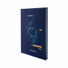Книга записна Axent UA Єдина А5 клітинка тверда обкладинка 96 аркушів (8455-4-A) - Image 2