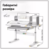 Парта з кріслом ErgoKids TH-330 W/G + Y-208 G - Image 3