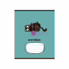 Зошит ZiBi набір учнівських CRAZY CAT 48 аркушів клітинка 10 штук, 8 предметів (ZB.1703-99) - Image 2