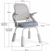 Дитяче крісло Mealux Neo Air Static Dark Blue (Y-306 DBG) - Image 3