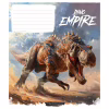 Тетрадь Школярик Dino empire 18 листов клетка (018-3490K) - Image 3