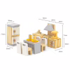 Игровой набор Viga Toys Деревянная мебель для кукол PolarB Кухня и столовая (44038) - Image 3