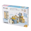 Игровой набор Viga Toys Деревянная мебель для кукол PolarB Кухня и столовая (44038) - Image 4