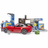 Игровой набор Bruder АЗС с автомойкой, автомобилем и фигурками (62111) - Image 3