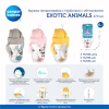 Поильник-непроливайка Canpol babies Exotic Animals с трубочкой и утяжелителем 270 мл Серая (56/606_grey) - Image 5