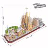 Пазл Cubic Fun Трехмерная головоломка-конструктор City Line Barcelona (MC256h) - Image 6