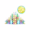 Конструктор Picasso магнітний Tiles Mini Diamond Series Set 60 деталей (817338022303) - Image 2
