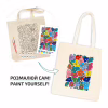 Набір для творчості Rosa Talent екосумка-розмальовка, Funny Flowers, 38х42 см (4823098543510) - Image 3