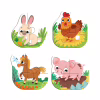 Пазл DoDo 4 в 1 Baby puzzle. Сільські тварини (300686) - Image 3