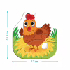 Пазл DoDo 4 в 1 Baby puzzle. Сільські тварини (300686) - Image 5