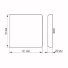 Светильник Videx LED 9W 4100K (VL-DLFS-094) - Image 3