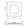 Светильник Videx LED 3W 5000K 220V в кобобці 2шт (VL-DLS-035(2)) - Image 3