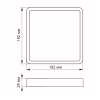 Светильник Videx накладной квадрат 18W 5000K (VL-DLSS-185) - Image 2