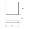 Світильник Eurolamp GM 13W 4000K (LED-NLS-13/40(GM)) - Image 3
