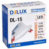 Світильник Delux DL-15 4500К 15Вт 1200лм 230В D140мм (90018634) - Image 3