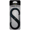 Карабін туристичний Nite ize Plastic Carb S Biner Size 6 NI676 All Black (4823082709571) - Image 2