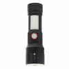 Фонарь Quantum Adept 10W LED zoom +COB з USB (QM-FL1031) - Image 3