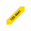 Лента для принтера этикеток UKRMARK B-S-T641P-BK/YE, совместима с TZES641, 18мм х 8м. black on yellow (900608) - Image 2