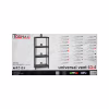 Стелаж Plastmeccanica Universal Vent пластиковий 4 полиці 60х30х138 см чорний (5136) - Image 7