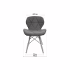 Кухонний стілець GT Racer X-D27 Fabric Black - Image 11