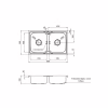 Мийка кухонна Kroner Satin-5080Z08180N (CV022822) - Image 9