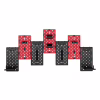Органайзер для столу OfficePro Настінна дошка-органайзер Black/Red (WO1080B) - Image 2
