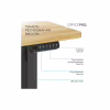 Комп'ютерний стіл OfficePro ODE1470LWW Light Wood/White (ODE1470LWW) - Image 6