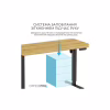 Комп'ютерний стіл OfficePro ODE1470LWW Light Wood/White (ODE1470LWW) - Image 7