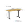 Комп'ютерний стіл OfficePro ODE1470LWW Light Wood/White (ODE1470LWW) - Image 10