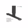 Компьютерный стол OfficePro ODE1670DW Dark Wood/Black (ODE1670DW) - Image 9
