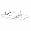 Органайзер для столу OfficePro Under-desk keyboard tray (KT135B) - Image 11