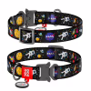 Ошейник для животных WAUDOG Nylon с QR паспортом NASA металлическая пряжка-фастекс S (5119) - Image 4