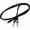 Інсертний кабель RockCable Patch Cable - 2 x TS Jack to TRS MiniJack (1.5m) (RCL 20912 D4) - Image 2