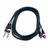 Інсертний кабель RockCable Patch Cable - 2 x RCA to 2 x TS Jack (1.5m) (RCL 20932 D4) - Image 2