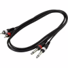 Інсертний кабель RockCable Patch Cable - 2 x RCA to 2 x TS Jack (1.5m) (RCL 20932 D4) - Image 3
