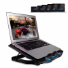 Підставка до ноутбука IceCoorel 10-15", 1*125mm 1400 RPM + 4*70mm 2500 RPM, 2*USB, 365x297x30mm, Blue (K5Bl) - Image 6