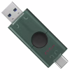 USB флеш накопичувач Kingston 256GB DataTraveler Duo USB 3.2 / Type-C Black/Green (DTDEG2/256GB) - Image 2