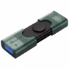 USB флеш накопитель Kingston 256GB DataTraveler Duo USB 3.2 / Type-C Black/Green (DTDEG2/256GB) - Image 3