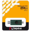 USB флеш накопитель Kingston 256GB DataTraveler Duo USB 3.2 / Type-C Black/Green (DTDEG2/256GB) - Image 6