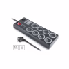 Сетевой фильтр питания REAL-EL RS-8F USB CHARGE 3m, black (EL122300004) - Image 6