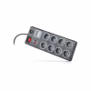Сетевой фильтр питания REAL-EL RS-8F USB CHARGE 3m, black (EL122300004) - Image 8