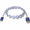 Дата кабель USB 2.0 AM to Micro 5P 1.0m BlueLED backlight Defender (87555) - Image 2