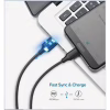 Дата кабель USB 2.0 AM to USB-C 2.0m US287 Black Ugreen (60118) - Image 3