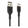 Дата кабель USB 2.0 AM to USB-C 1.0m PVC black Belkin (CAB001BT1MBK) - Image 2