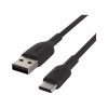 Дата кабель USB 2.0 AM to USB-C 1.0m PVC black Belkin (CAB001BT1MBK) - Image 3