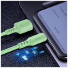 Дата кабель USB 2.0 AM to Lightning 1.0m soft silicone green ColorWay (CW-CBUL042-GR) - Image 6