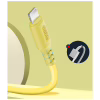 Дата кабель USB 2.0 AM to USB-C 1.0m soft silicone yellow ColorWay (CW-CBUC043-Y) - Image 3