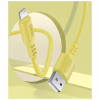Дата кабель USB 2.0 AM to USB-C 1.0m soft silicone yellow ColorWay (CW-CBUC043-Y) - Image 5