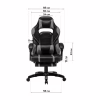Крісло ігрове GT Racer X-2749-1 Gray/Black Suede (X-2749-1 Fabric Gray/Black Suede) - Image 11