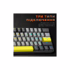 Клавиатура GamePro MK130G Pro Outemu Red Switch Hot-Swap 60 RGB USB/Wireless/Bluetooth Black (MK130G Pro) - Image 10